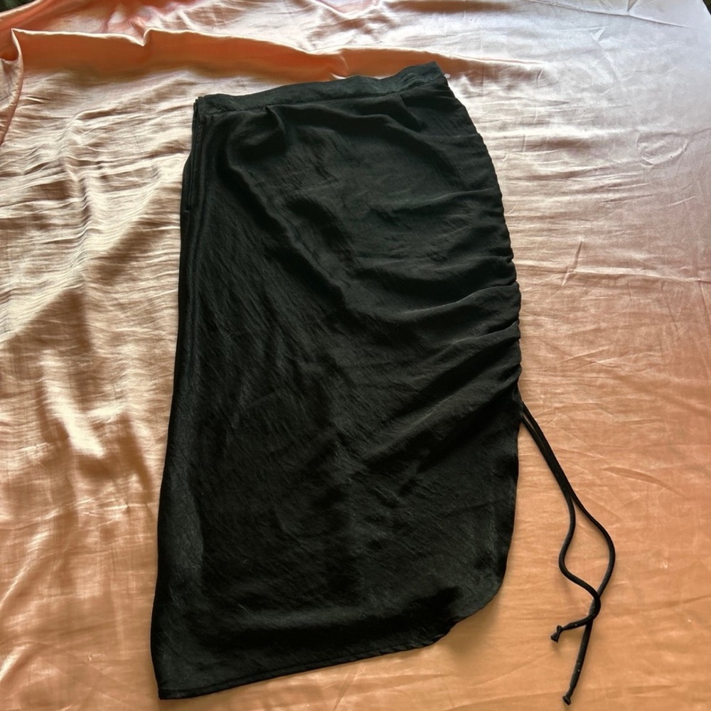 Tight black skirt